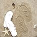 Womens White Just Married Chancletas Flip Flops size 7-8