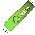 SamData 128GB USB Flash Drives 1 Pack 128GB Thumb Drives Memory Stick Jump Drive with LED Light for Storage and Backup (1 Pack Green)