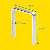Rapid No.53 Staples 6 mm Leg 5000 pcs Grey view 2