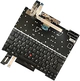 Gintai German QWERTZ Backlit Keyboard for Lenovo Thinkpad T490s T495s X1 view 3