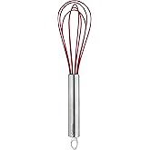 Cuisipro Silicone Egg Whisk 8" Red