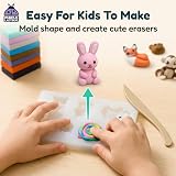 PURPLE LADYBUG Adorable Animals EraserLab DIY Clay Kit 8 Colors view 7