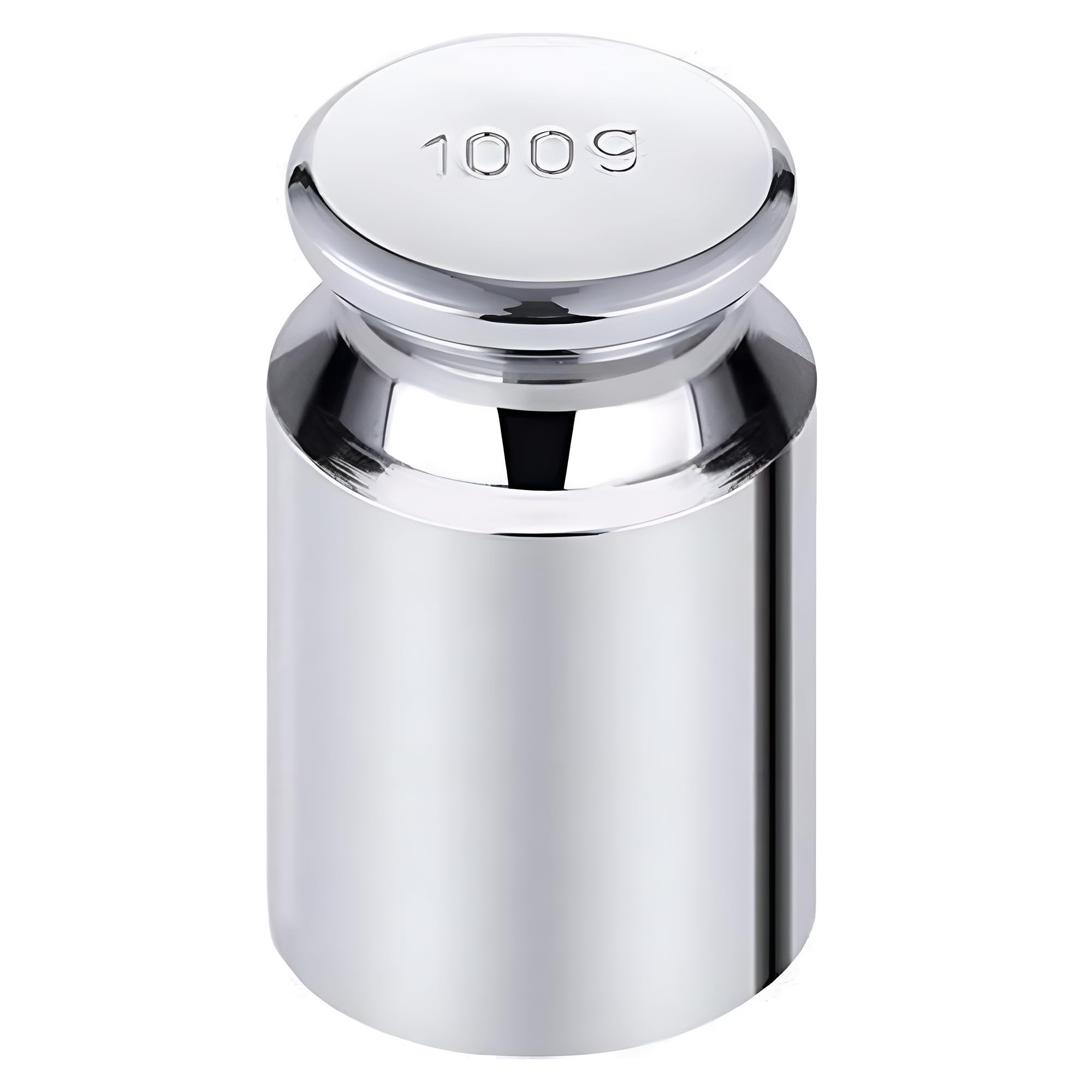 Trimming Shop100g, 1pc - Chrome Plated Calibration Weight Set (1 x 100g) with Tweezers for Analog Scale, Digital Scale, Pocket Scales, Jewelry, Kitchen, and Lab - Precision Calibration Weight Set