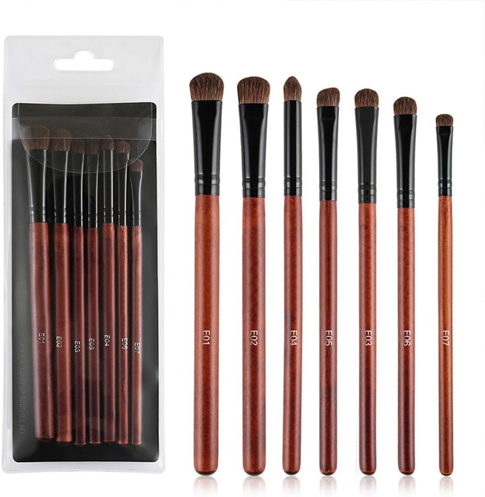 Professional 7Pcs Horse Hair High-Grade Makeup Brushes Set Eyeshadow Brush Pincel Maquiagem Eyeliner Make Up Brush Beauty Tool