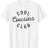 Cool Cousin Club Retro Cousin Matching Family Crew sqaud T-Shirt