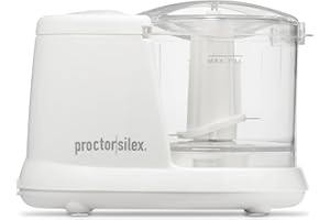 Proctor Silex 72500RY 1.5 Cup Food Chopper, white
