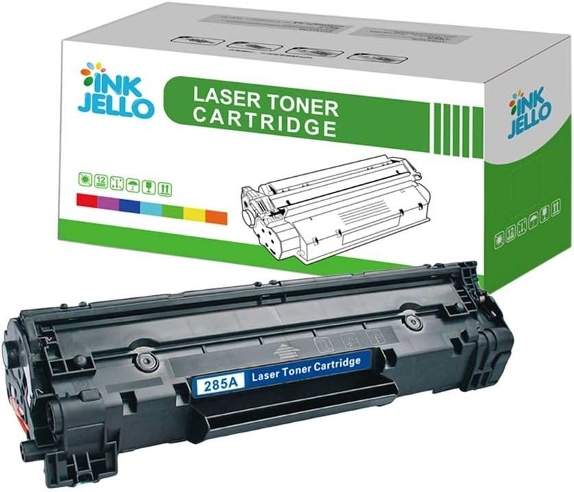 InkJello Toner Cartridge for Printer Compatibile with HP LaserJet Pro M1132 MFP M1212nf M1214nfh M1217nfw P1100 P1102 P1102w P1104 P1104w CE285A CRG-725 (Black)