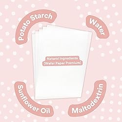 Printable Edible Wafer Paper Sheets from paper2eat