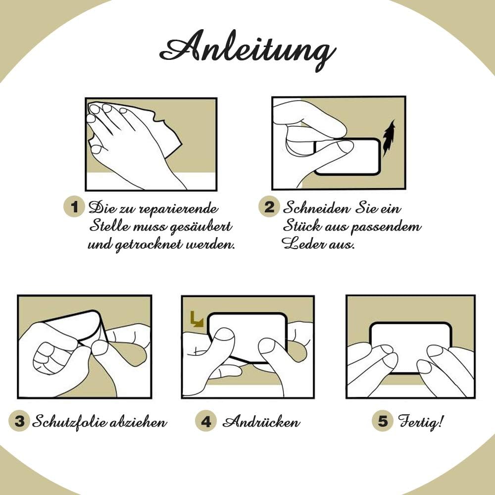 Leder Reparatur Set Aufkleber Patch Repair Lederreparatur ...
