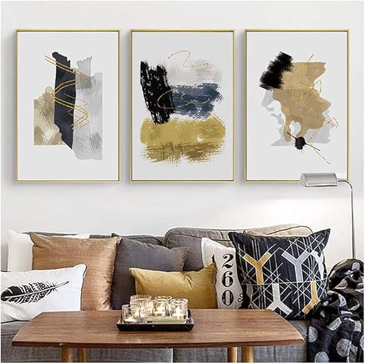 Arte De La Pintura De La Pared De La Lona Impermeable Nordico