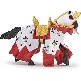 Papo - Realistic Horse of Red King Arthur Figure - Ages 3+ - Fantasy &amp; Medieval Collection - Creative Play Arthurian Legends - Gift Idea Toy for Girls and Boys