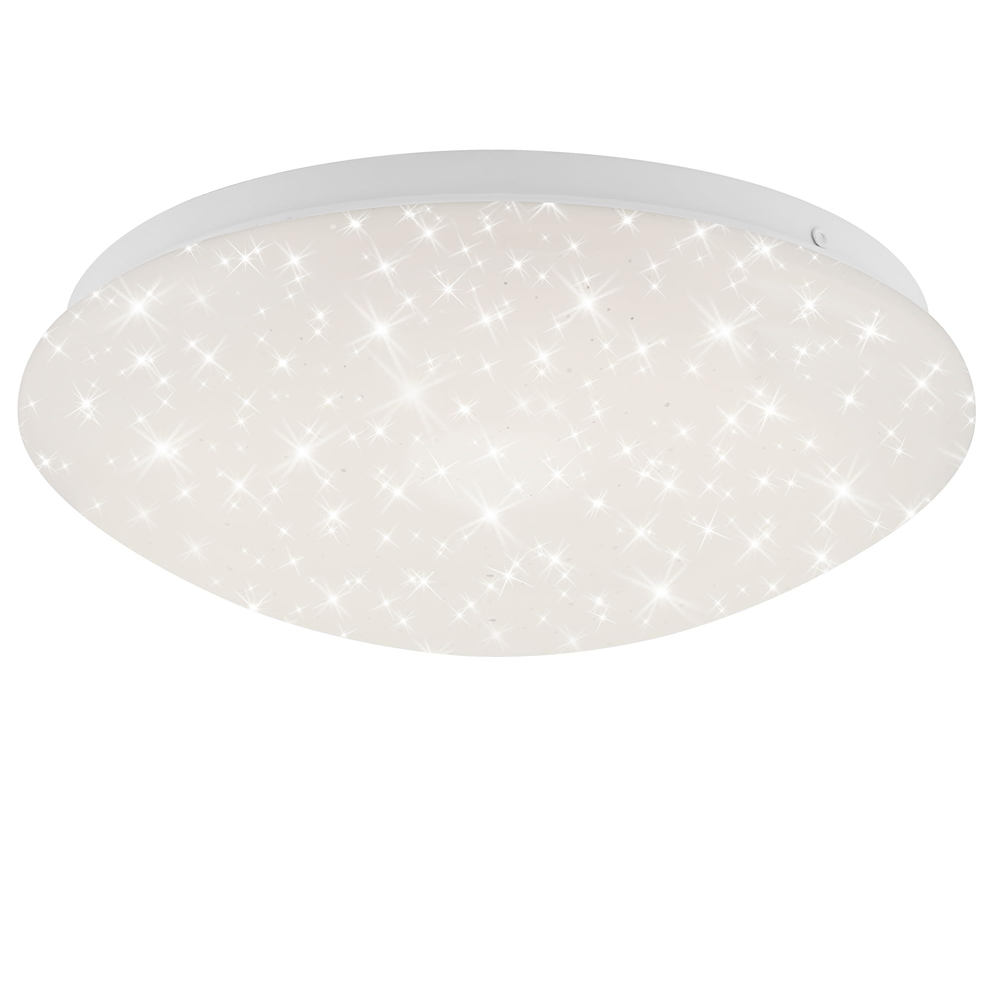 Briloner Leuchten, LED Ceiling Light with Remote Control, Colour Changing Option, Night Light Function, Dimmable, Metal, 10 W, White