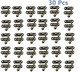 Angelina Selena 30 Pieces Swing Lock Clasp Swing Bag Clasp Lock Box Latch Closure Chest Suitcase Case Swing Hook Clasp (Antique Bronze)
