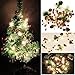 Difireo, Red Berry Garland 6.5FT 20, Pine Cone Lights