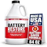 Battery Restorer Solution - Lead Acid Battery Reconditioner, 64 oz | Battery restorer for weak lead-acid batteries with removable cell caps; for golf carts, deep cycle, marine &amp; powersports.