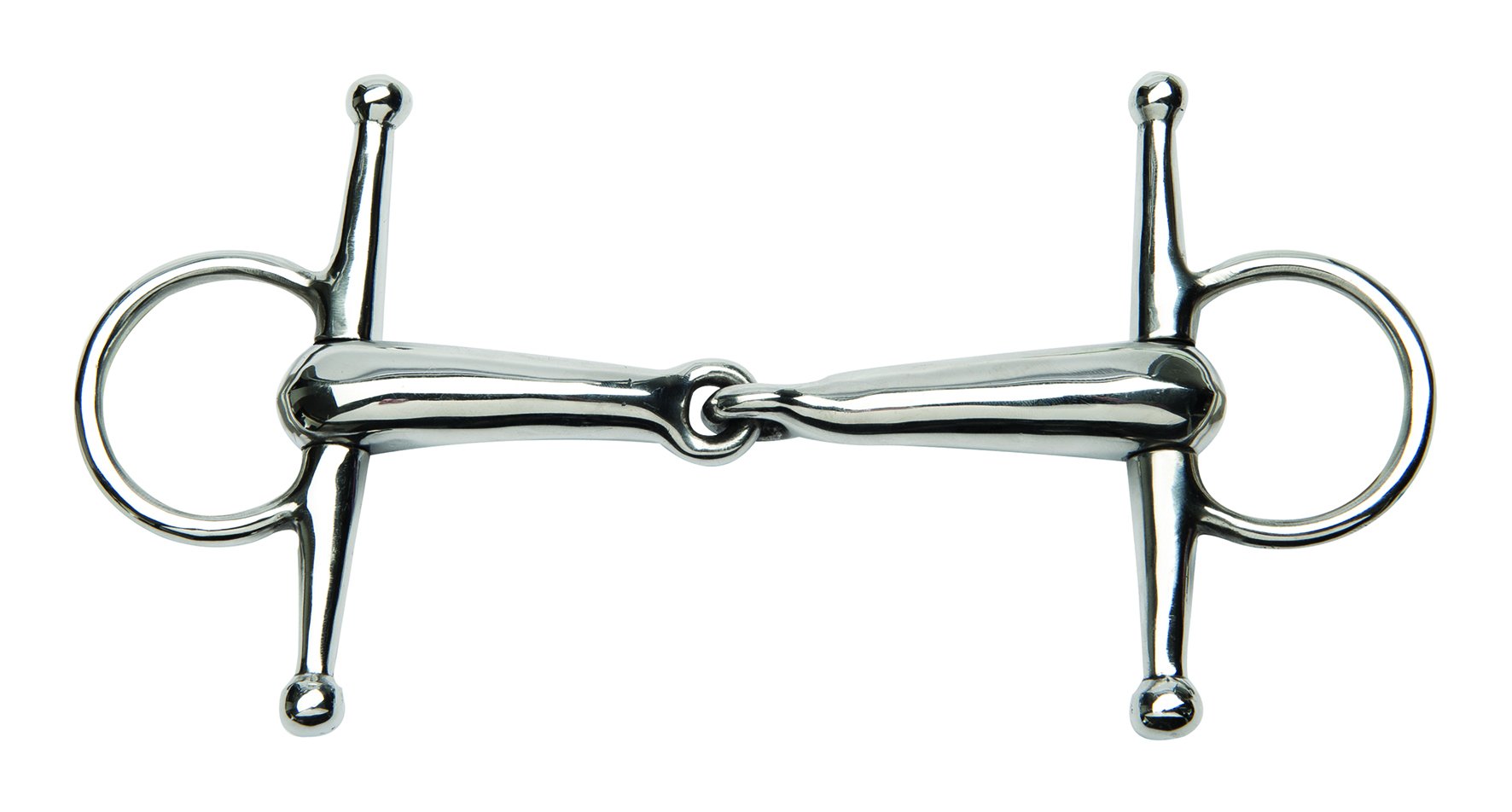 Feeling Unisex Adult 605664125 Short Cheeks Full Cheek Snaffle - Multi-Coloured, 125 mm