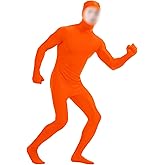 Boys' Mens Full Body Open Face Spandex Unitard Mask Zentai Costume Bodysuit