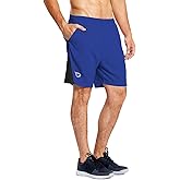 baleaf Men's 7" Running Shorts with Mesh Liner Zipper Pocket for Athletic Workout Gym