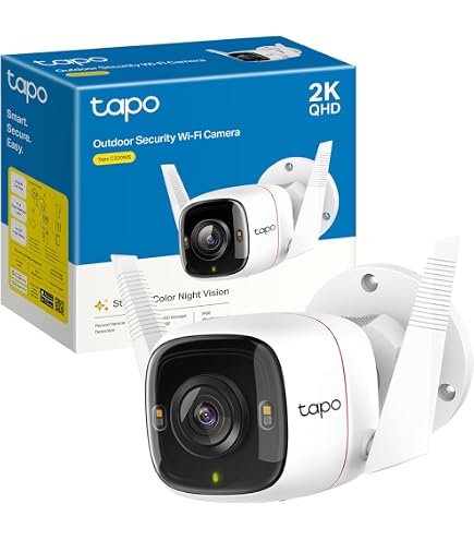 Amazon.com : Tapo 2K QHD Wi-Fi Pan/Tilt Outdoor Security Camera