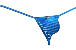 iKingsky Men's Sexy Pouch G String Low Rise Y-back Thong Underwear