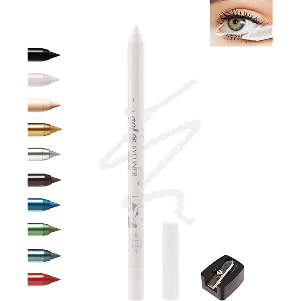 Gel-Eyeliner Set 2-in-1 Mit Pinsel - Wasserfest, Langanhaltend, Für Präzise Linien