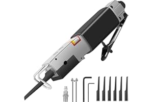 SHANTRA Air Body Saw Pneumatic Tool, Mini Reciprocating Saw for Metal, Lock Out Lever, Saber Saw with 6pcs 18T, 24T, 32T Saw Blades, 1/4'' Inlet Thread