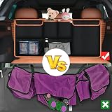 URAQT Car Boot Organiser 100x45cm Waterproof Seat Back Protectors view 5