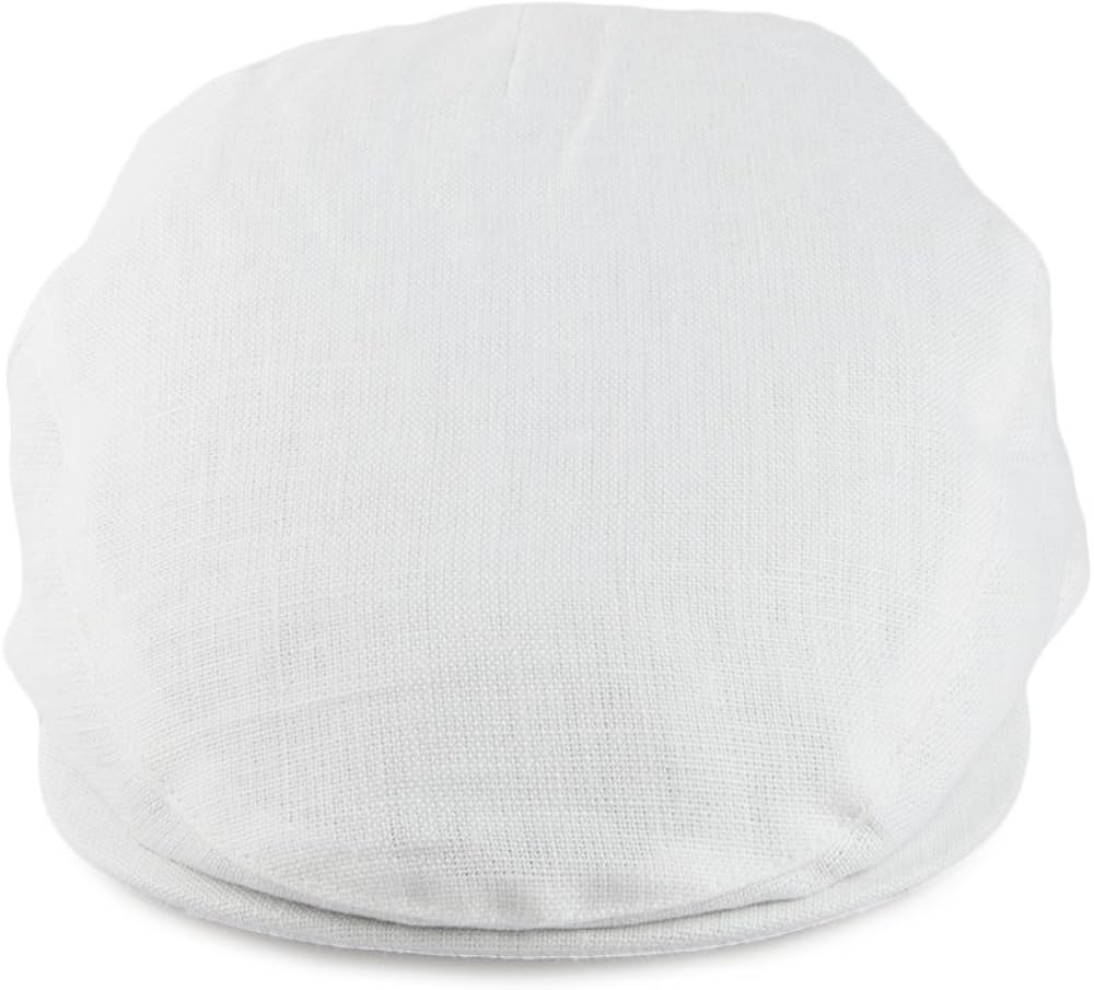 white linen cap
