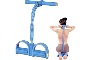 Fitness Resistance Bands-8 Tube Pedal Ankle Puller, Fashion Puller Exercise for Women, Elastic Resistance Band with Handles L