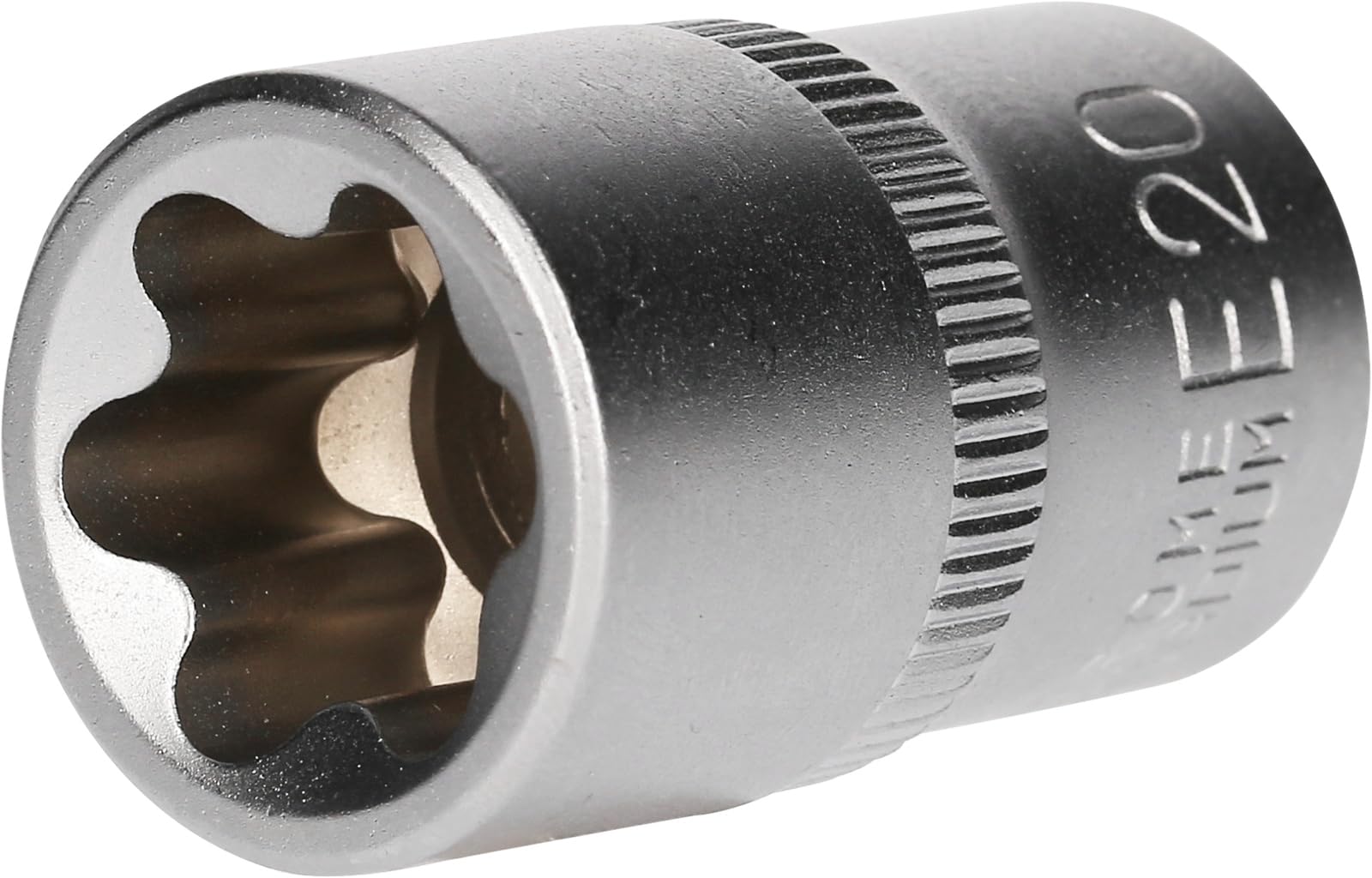 BRILLIANT TOOLS BT022846 1/2 Inch Torx Socket Spanner Insert, 38 mm, E20 [Powered by KS Tools]