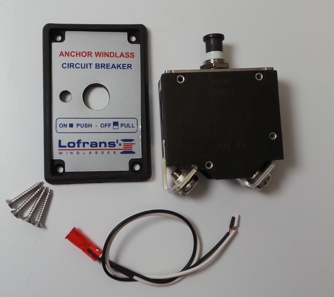 Lofrans Anchor Windlass 35A Thermal Circuit Breaker