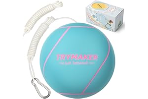 Trymaker Tetherball, Tether Balls and Rope Set for Blue and Green, Replacement Tetherball for Adults Backyard Outdoors…