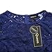HiQueen Women’s Vintage Scoop Neck 3/4 Sleeve Floral Lace Slim Casual  Dress