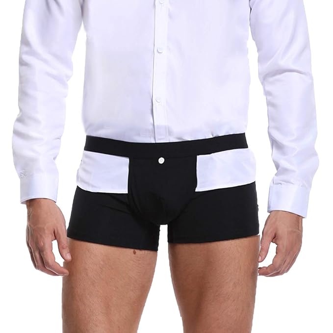 Buy TELALEO Men's Shirt Stays Underwear Nonslip Adjustable Elastic for