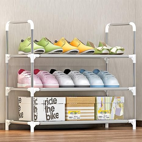 Amazon Mingtudz シューズラック 靴棚 下駄箱 靴ラック 玄関収納 組み立て簡単 スリム 省スペース 大容量 靴収納 靴入れ シューズボックス シューズラック 3段 シューズラック オンライン通販