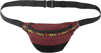 maroon fanny pack