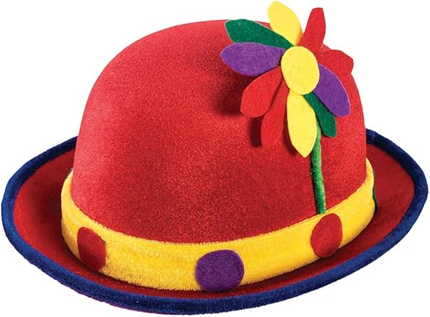 clown bowler hat