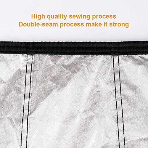 Toptrek Bicycle Cover, Waterproof 210T Oxford Fabric, High-Quality Bicycle Garage Tarpaulin, Waterproof 200 x 110 x 70 cm Bicycle Protective Cover with Bag