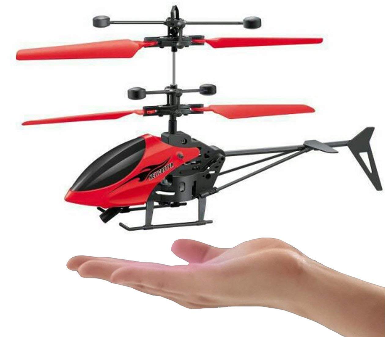 hand sensor helicopter toy
