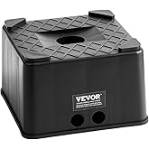 VEVOR Trailer Jack Block, 6" High Heavy Duty RV Leveling Block with 6000 lbs Capacity, RV Jack Stand, Motorcycle Stand, Stool