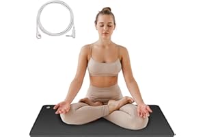 SEADER Grounding Mat, Grounding Pads for Feet Improved Sleep Energy Health, 24"x35.4" Conductive Pad for Magnetic Therapy, Earth Connected Mats for Bed Desk Home Office