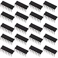 Bridgold 20pcs CD4017 Decimal Counter with Ten decoded outputs Pulse Distributor