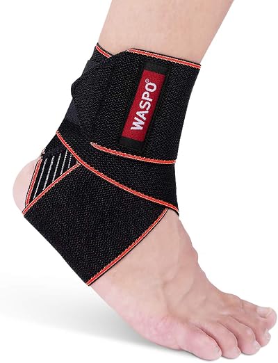 AVIDDA WASPO Ankle Support Brace Adjustable One Size Orange