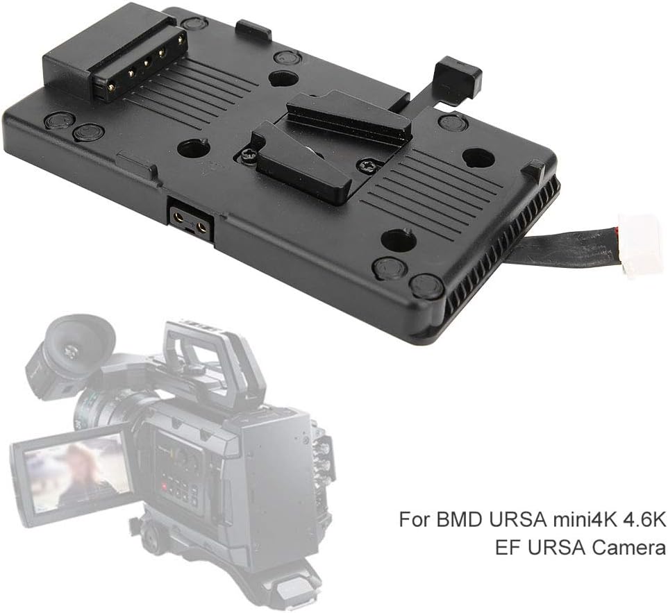 V-Mount V-Lock Battery Mount Plate with D-TAP Power Supply for BMD URSA Mini 4K/4.6K/EF URSA Cameras, default - Image 3