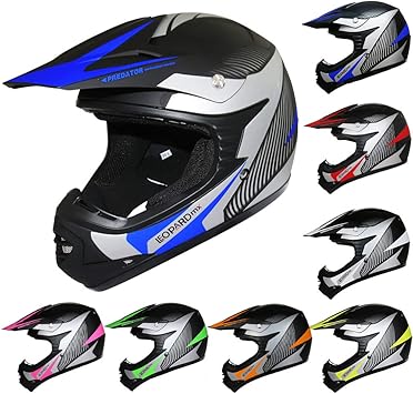 Off Road Ece 2205 Approved 51 52cm X19 Green M Leo X19 Children Kids Motocross Full Face Motorbike Helmet Brand Leopard Motorbikes Accessories Parts Motocross Helmets