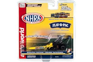 AW AUTO WORLD Auto World 4Gear Brittany Force - 2023 Flav-R-PAC Top Fuel Dragster HO Scale Slot Car