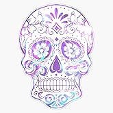 Purple Skull Vinyl Waterproof Sticker Decal Car Laptop Wall Window Bumper Sticker 5