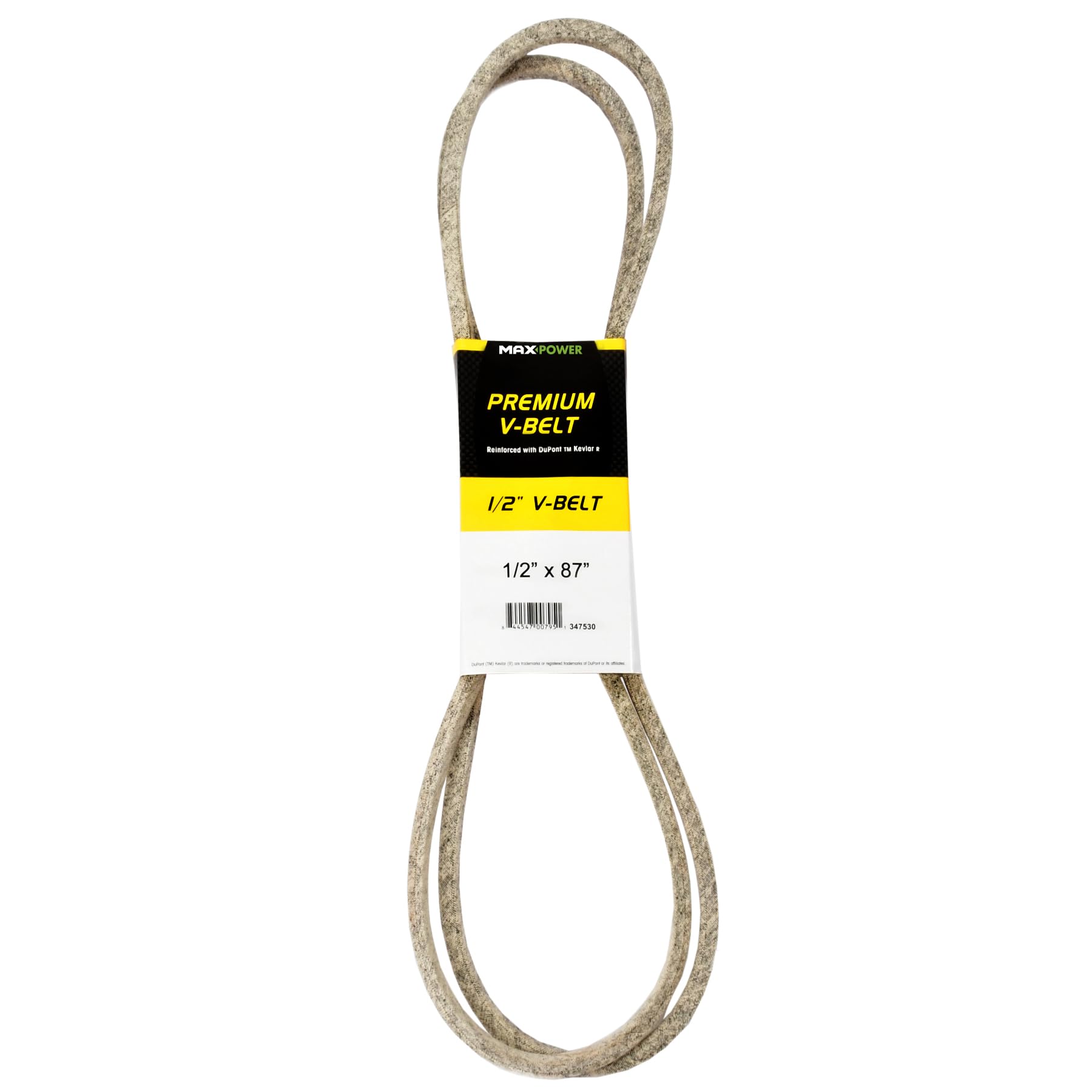 MAXPOWER 347530 Kevlar Reinforcing Belts, 1/2" x 87" - 4L870 - External Length L(a) 2210mm