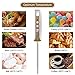 Digital Meat Thermometer Food Cooking Grill Instant Read with Stainless Steel Probe for Kitchen and Outdoor BBQ Tea Candy Cake Milk