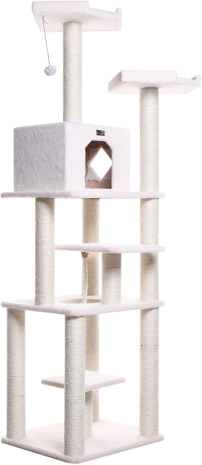 Armarkat Cat Tree Model B7801, Alabaster : Pet Supplies